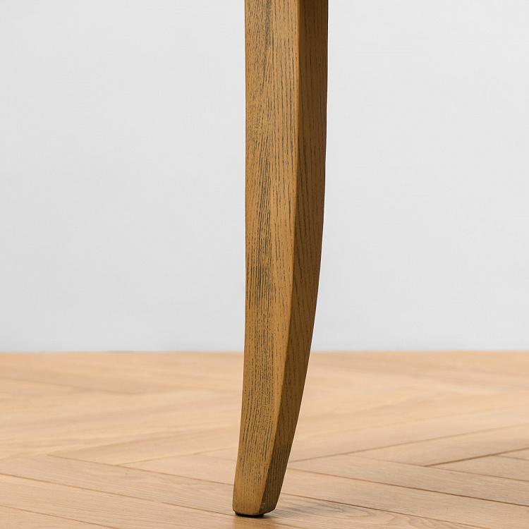 Стул Мами с заклёпками, светлые ножки Mami Dining Chair With Studs, Oak Brown