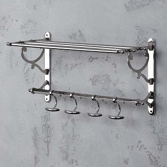 Bathroom Towel Rack With 4 Hooks