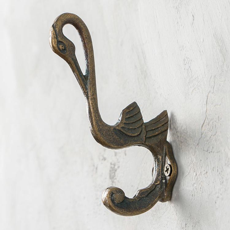Двухрожковый чугунный крючок Журавль Crane Wrought Cast Iron Hook