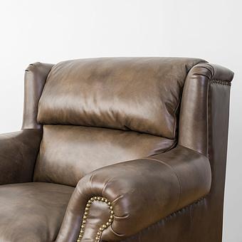 Кресло Churchill Armchair RM натуральная кожа Antique Master