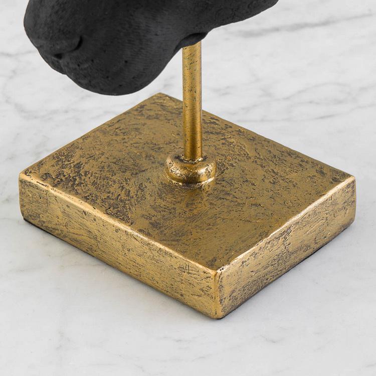 Настольная лампа с чёрным абажуром Чёрная пантера Black Panther Table Lamp With Black Shade