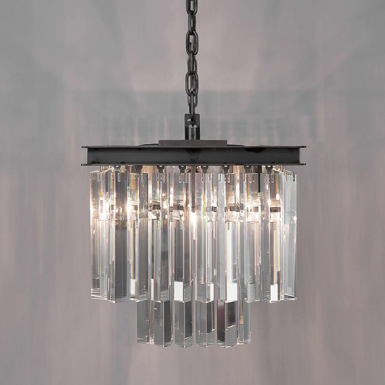 Прямоугольная люстра Одеон, M Odeon Rectangular Chandelier Medium