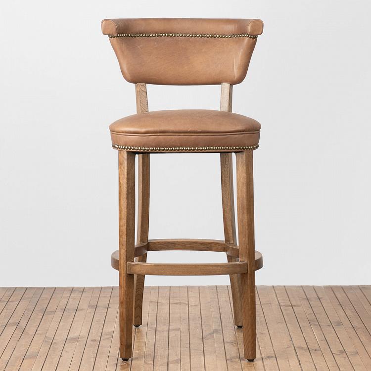 Высокий барный стул Анджелес Angeles Barstool High, Weathered Oak