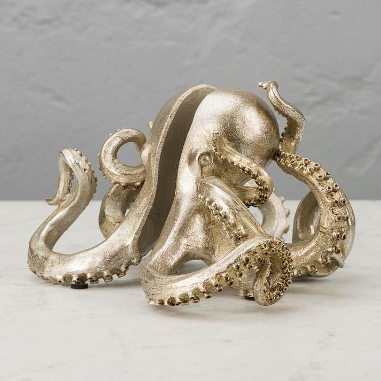Набор из двух держателей для книг Золотые осьминоги Bookend Golden Octopuses