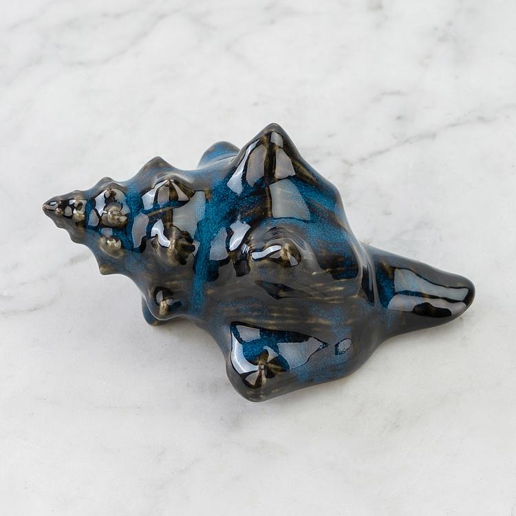 Статуэтка Синяя ракушка, S Decoration Shell Blue Small