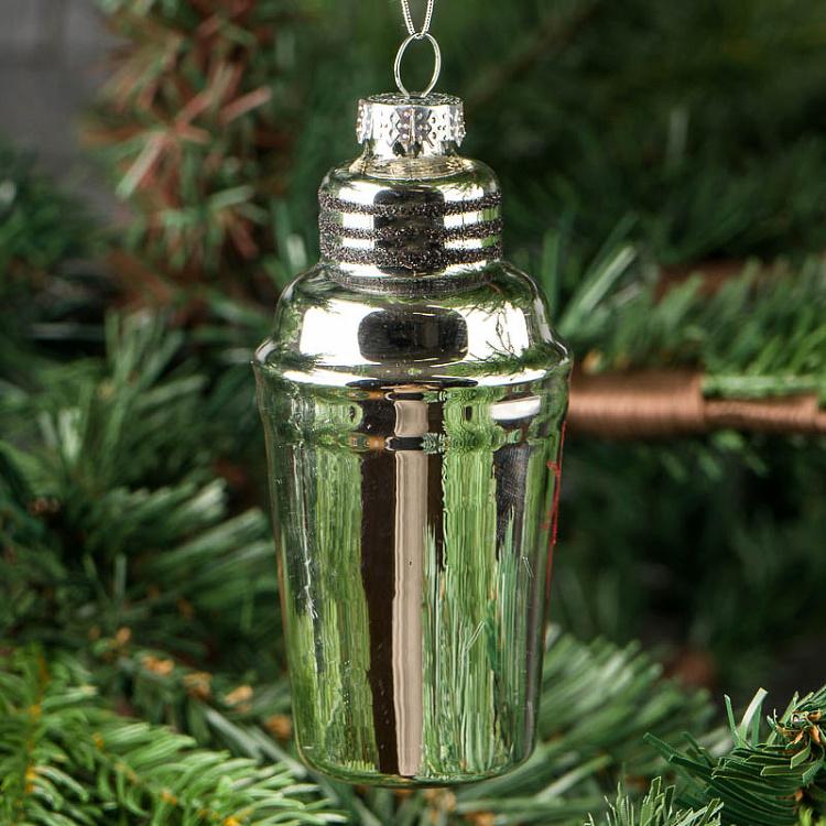Ёлочная игрушка Шейкер Glass Hanger Shaker 11 cm
