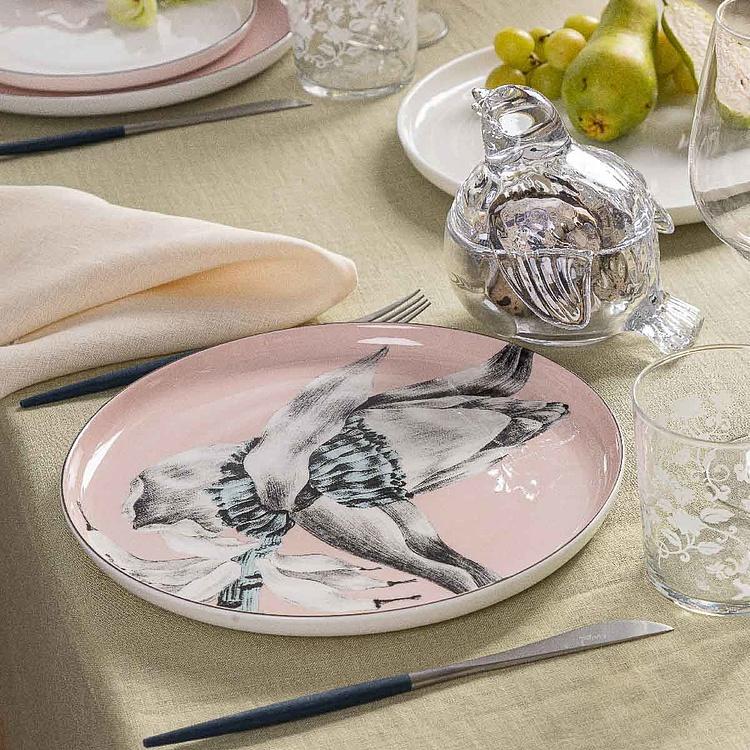 Бежевая обеденная тарелка с бананом Экзо Exo Dinner Plate Banana Beige