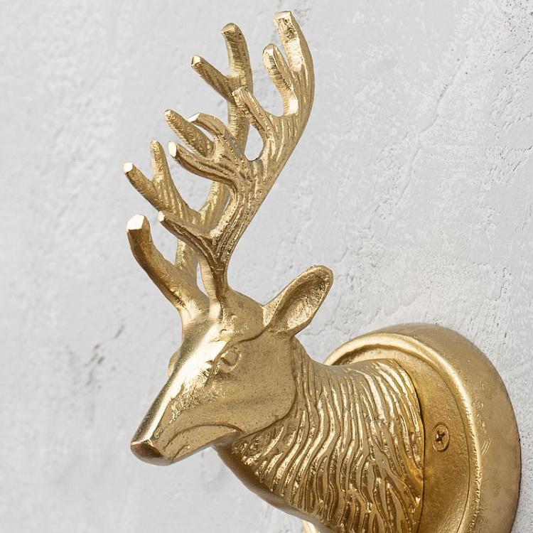 Двухрожковый крючок Олень золотой Double Hook Deer Gold