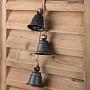 Подвесное украшение Suspension 3 Cloches En Metal Vieilli