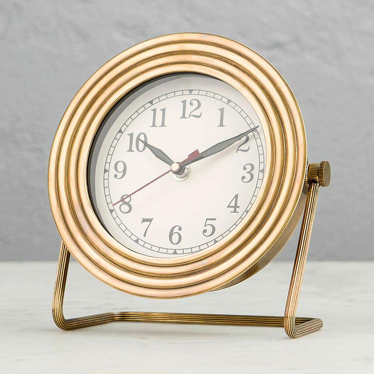 Круглые настольные часы на подставке Round Table Clock