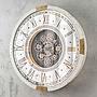 Настенные часы Baroque Round Wall Clock With Gears