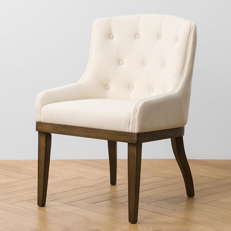 Кресло Маттео, тёмные ножки Matteo Armchair, Ash Dark Brown