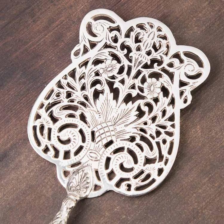 Посеребрённая лопатка для торта Pie Server Antique Silver