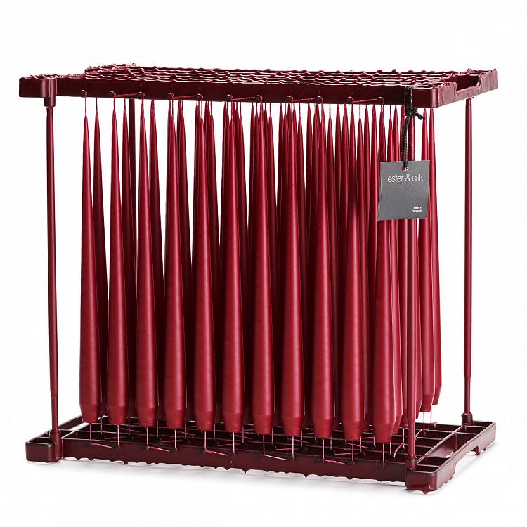 Парафиновая свеча конусная матовая Taper Candle Matt