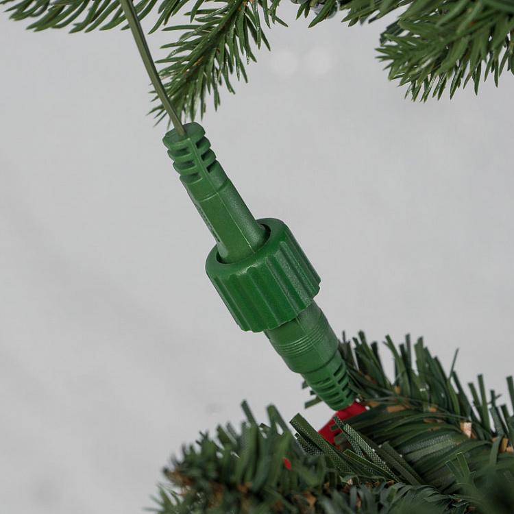 Искусственная новогодняя ёлка с led-гирляндой на 780 лампочек, 250 см Green Spruce With Built-in LED Garland 780 Bulbs 250 cm