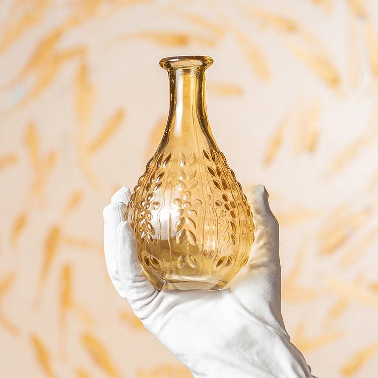 Янтарная мини-ваза Вьюнок Liseron Vase Amber Small