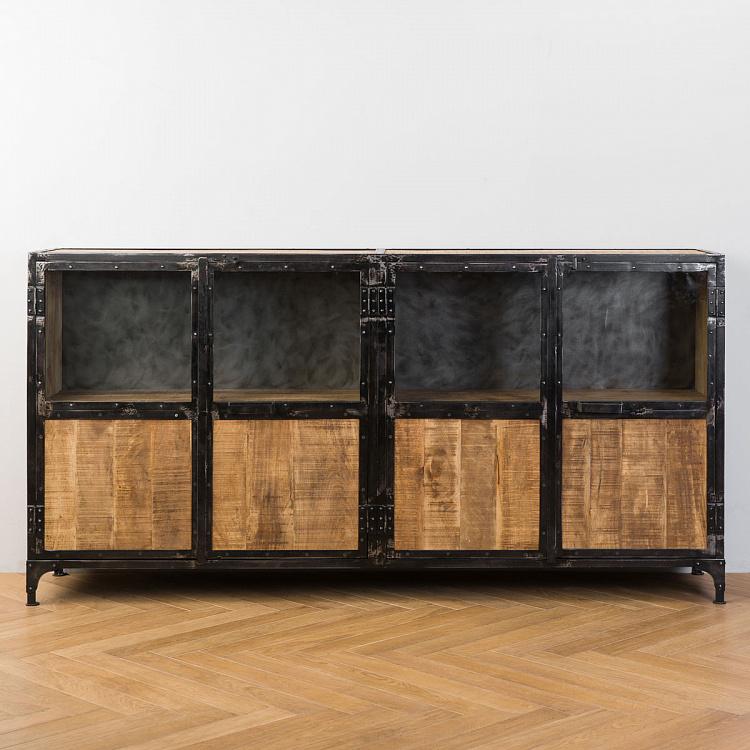 Комод с четырьмя дверцами Револь Revol Long 4 Doors Sideboard