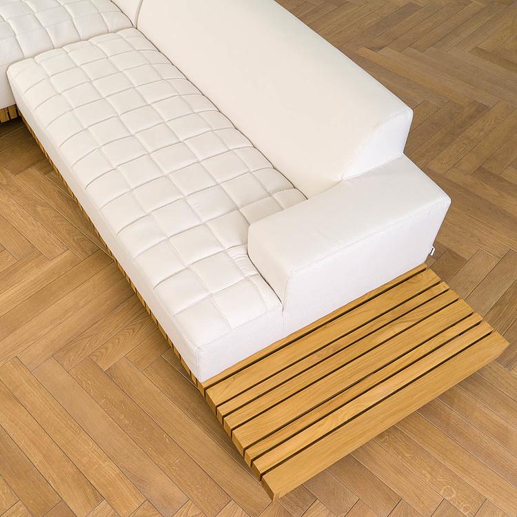 Садовый угловой диван Икона Icon Group, Golden Teak