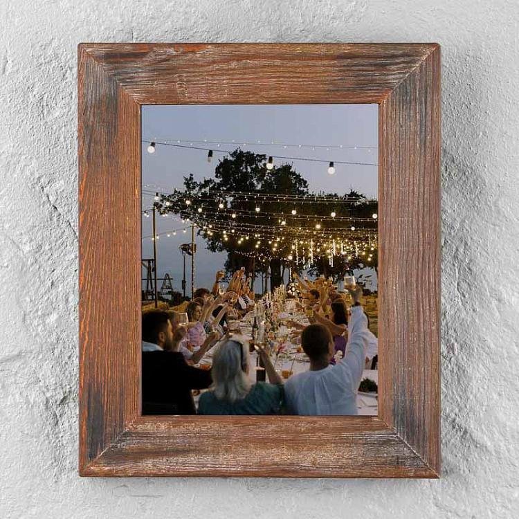 Рамка для фото из брашированной сосны, L Brushed Pine Photo Frame Large