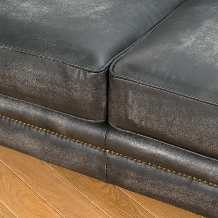 Двухместный диван Парламент, светлые ножки Parlament 2 Seater, Light Brown Wood D