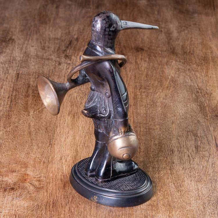 Статуэтка Кулик с горном	 Sandpiper With Horn Bronze Finish