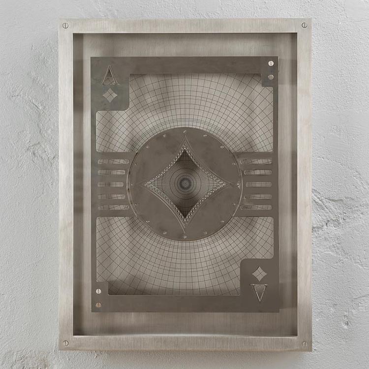 Арт-объект с подсветкой Туз Бубен Hustle Ace Of Diamonds