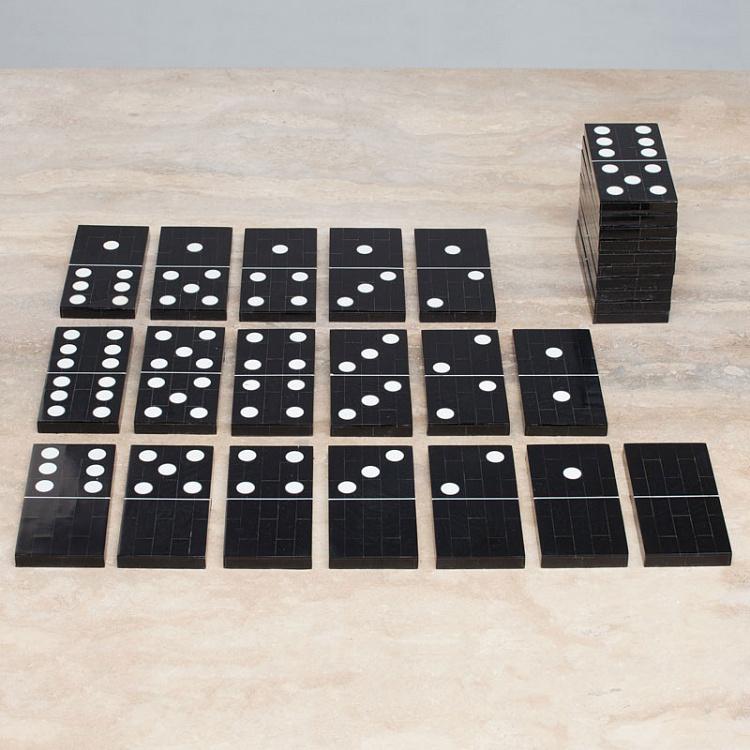 Настольная игра Домино с игральными костями большого размера XXL Bone Domino In Tray