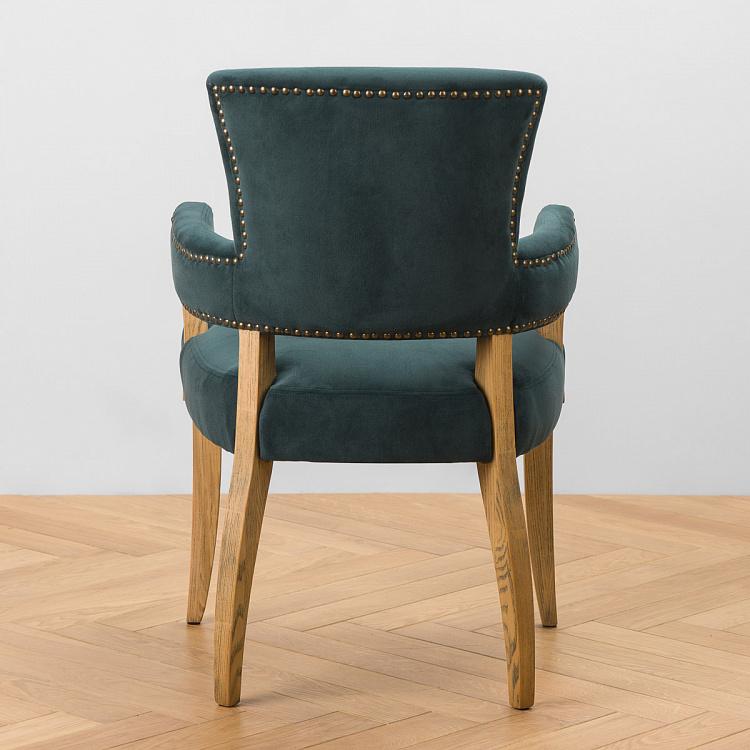 Стул Ньюпорт с подлокотниками, светлые ножки Newport Dining Chair, Oak Brown