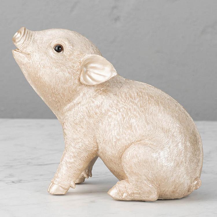 Копилка Золотой поросёнок Piggy Bank Rose Gold