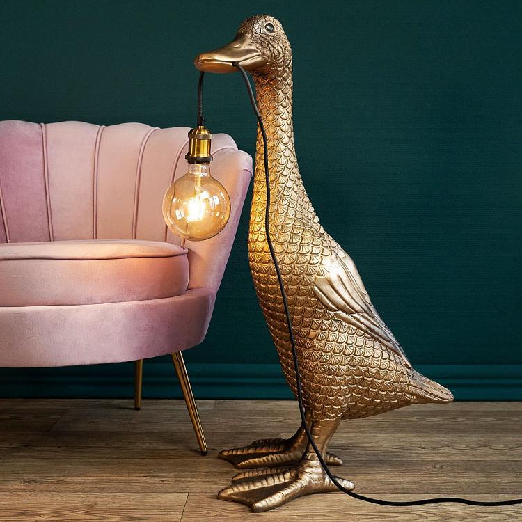 Напольный светильник Золотая утка Floor Lamp Golden Duck