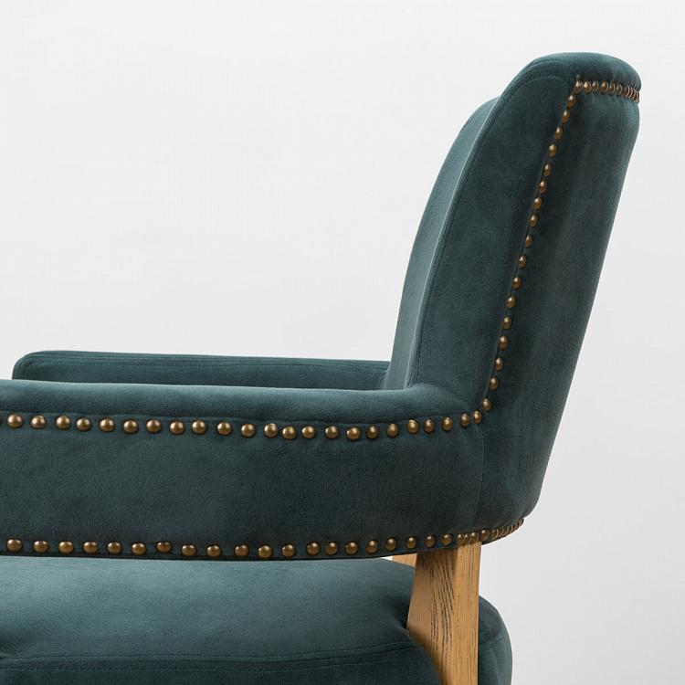 Стул Ньюпорт с подлокотниками, светлые ножки Newport Dining Chair, Oak Brown