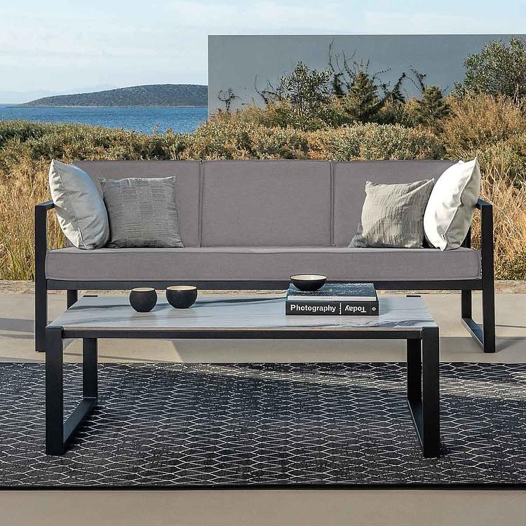 Трёхместный садовый диван Этика Ethic 3 Seater, Black