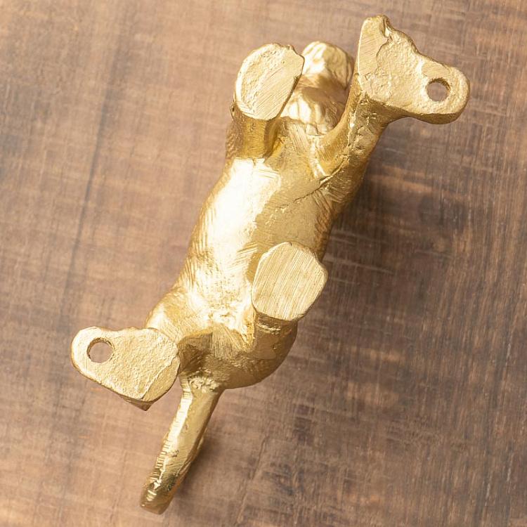 Крючок Лев золотой Coat Rack Lion Gold