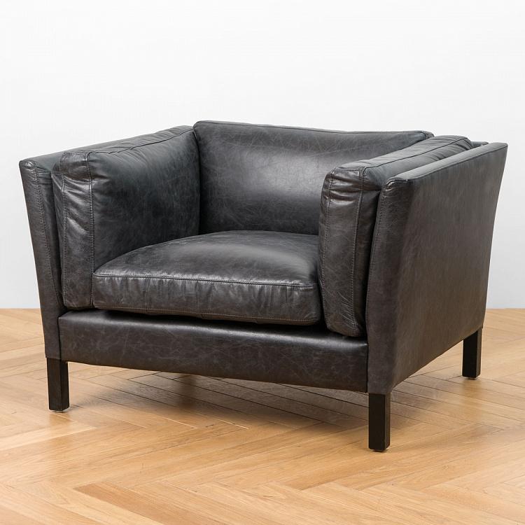 Кресло Томми, чёрные ножки Tommy Armchair, Black Wood D
