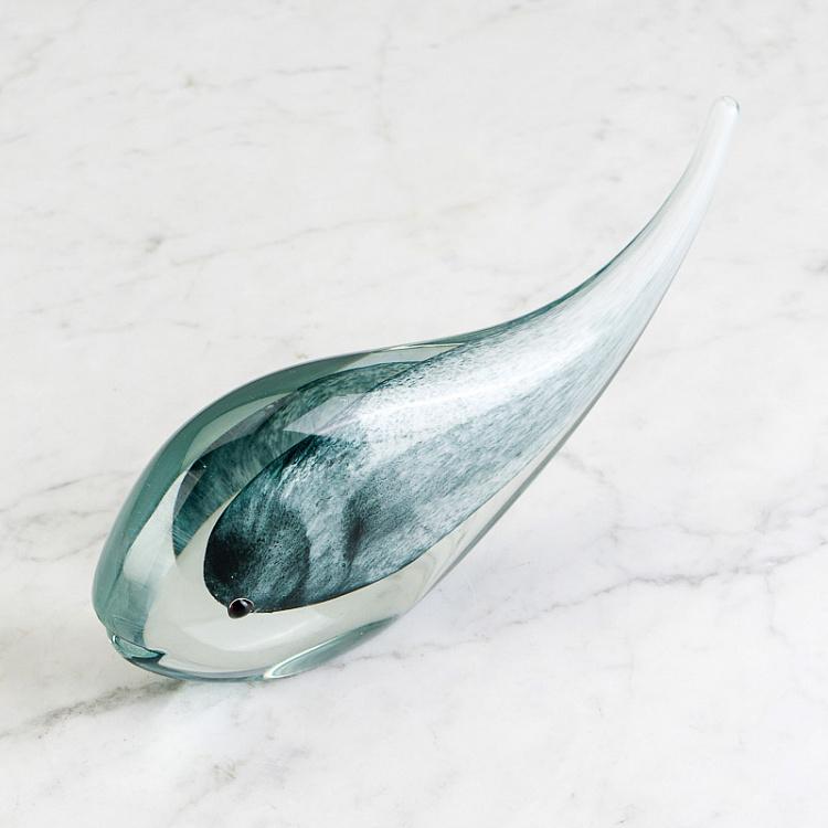 Пресс-папье Серый кит Glass Paperweight Grey Whale