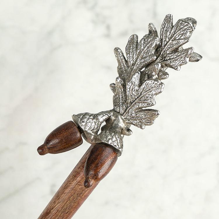 Набор из двух салатных ложек Дубовые веточки Set Of 2 Salad Servers Holly