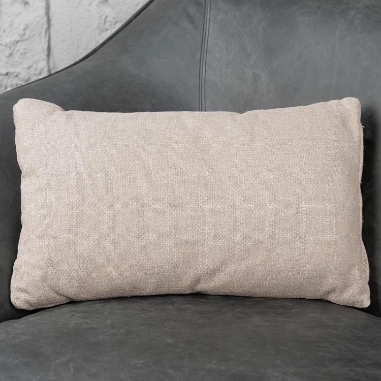 Декоративная льняная подушка 62 62 Cushion