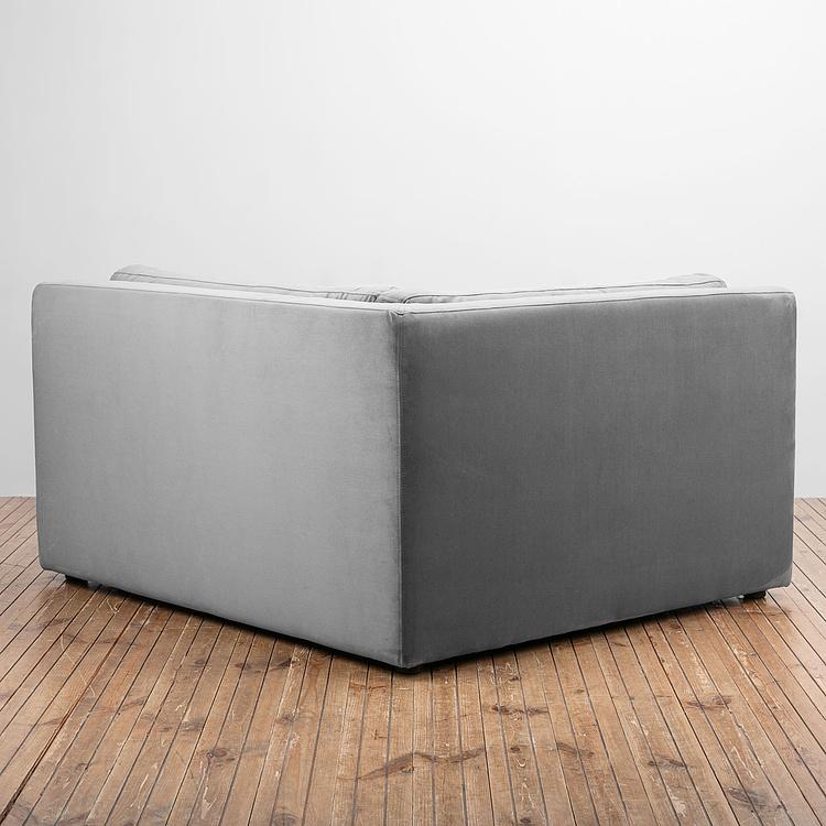 Угловой модульный бархатный диван Зенна 2, S Zenna Group Small 2 Velvet