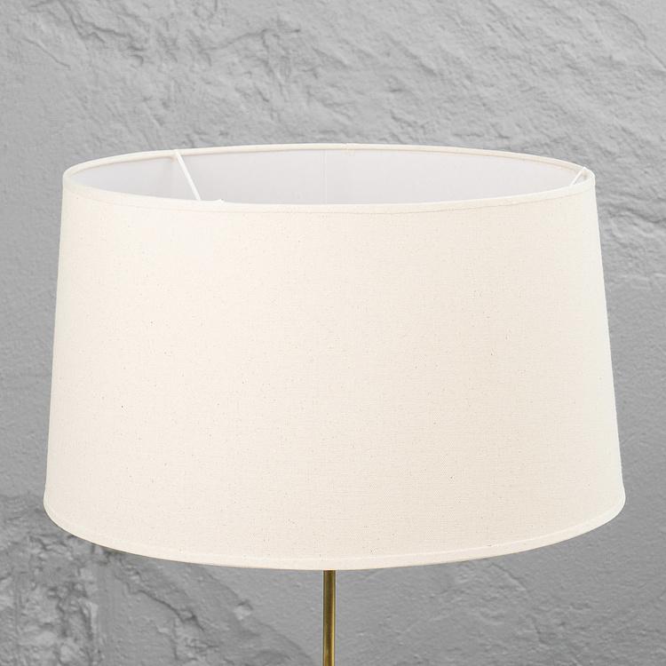 Абажур из льна бежевого цвета, 45 см Lamp Shade Beige Linen 45 cm