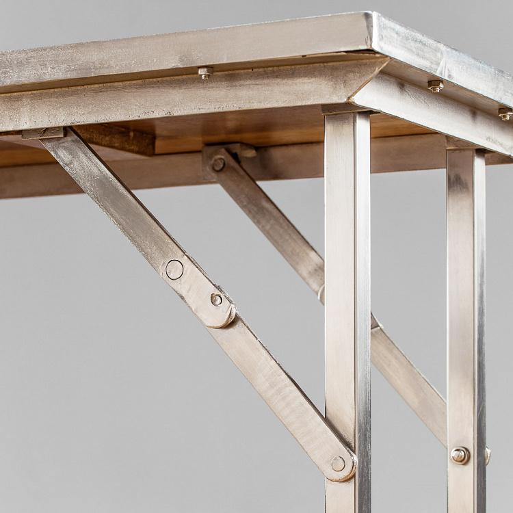 Складной консольный стол Время игр Iron And Wooden Console Playtime