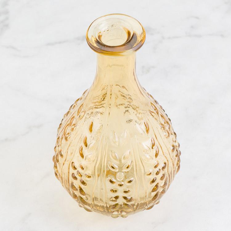 Янтарная мини-ваза Вьюнок Liseron Vase Amber Small