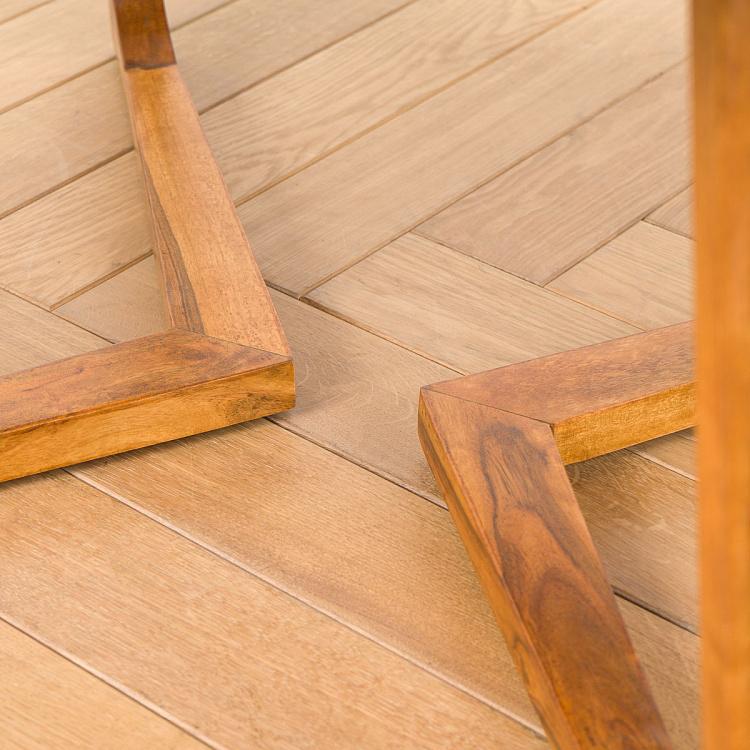 Круглый журнальный стол Кафка Kafka Round Acacia Coffee Table