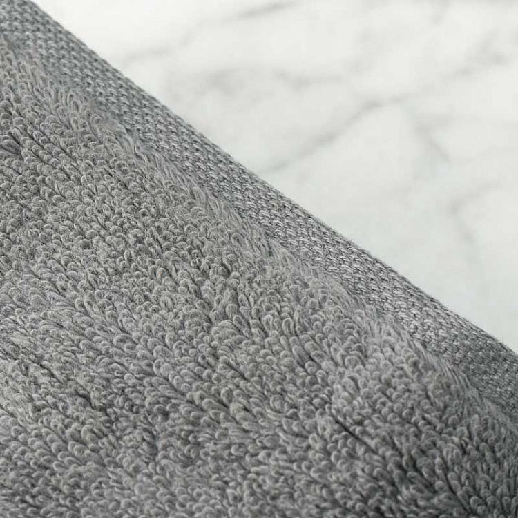 Тёмно-серое махровое полотенце-салфетка Олимпия 30x40 см Olympia Washcloth Towel Dark Grey 30x40 cm