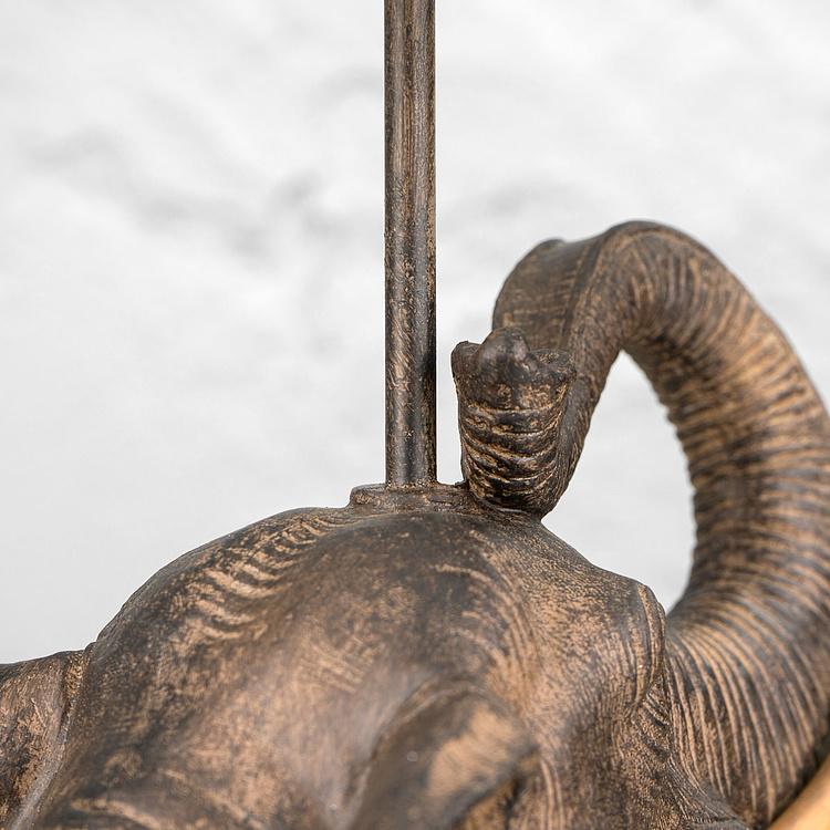 Настольная лампа с абажуром Слон Elephant Lamp Hati