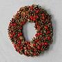Новогодний венок Wreath With Pinecones And Berries 32 cm
