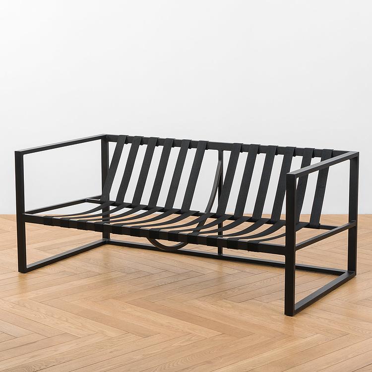 Двухместный садовый диван Риф Reef 2 Seater, Black