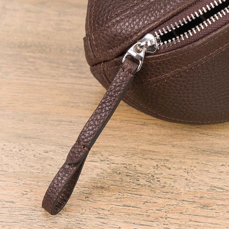 Кожаный несессер-мяч Оболенский Покет Skid Obolensky Pocket