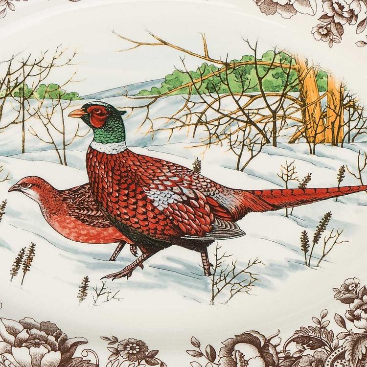 Овальная сервировочная тарелка Волшебная роща, L Haydon Grove Oval Serving Plate Large