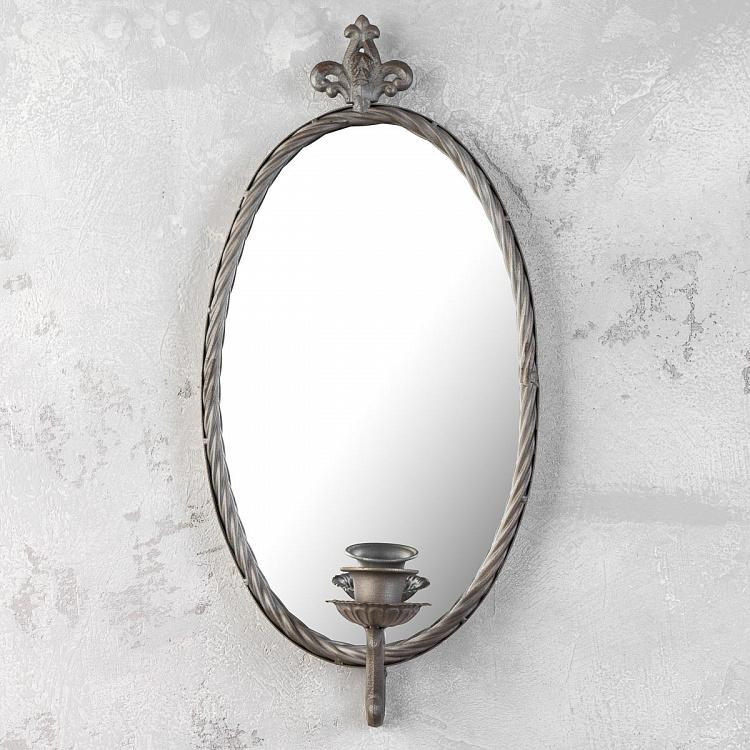 Настенное зеркало с подсвечником Wall Mirror With Candlestick