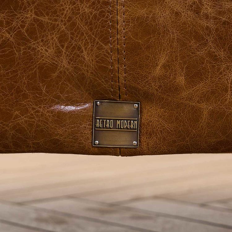 Двухместный диван Томми, светлые ножки Tommy 2 Seater, Light Brown Wood D